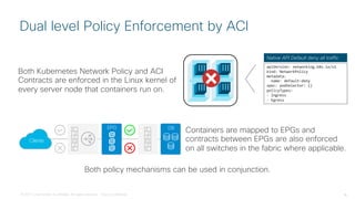 4. Kubernetes - Application centric infrastructure kubernetes, contiv | PDF