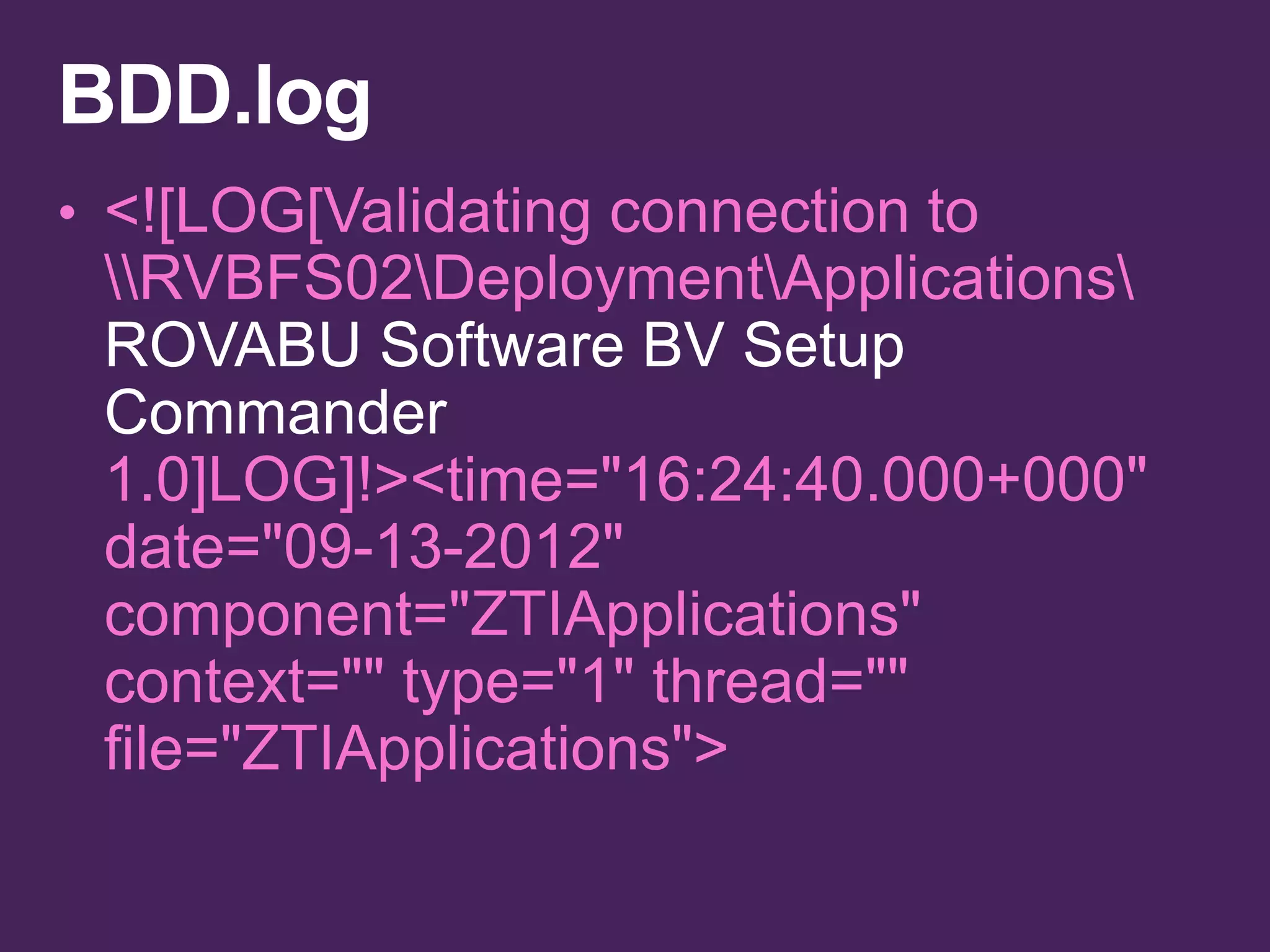 ROVABU Software BV Setup
Commander
 
