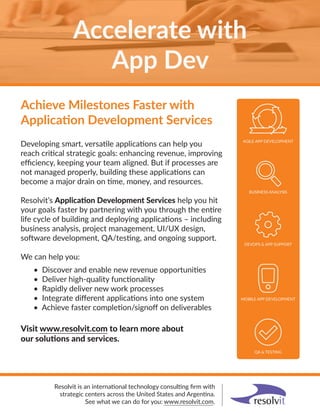 Accelerate with App Dev