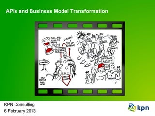 APIs and Business Model Transformation
KPN Consulting
6 February 2013
 