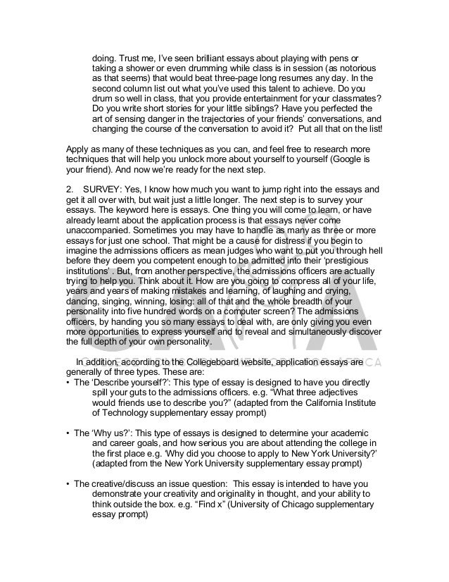 interesting college essay prompts