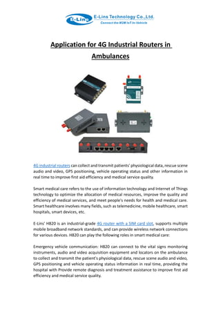 Application for 4G Industrial Routers in Ambulances.pdf image.