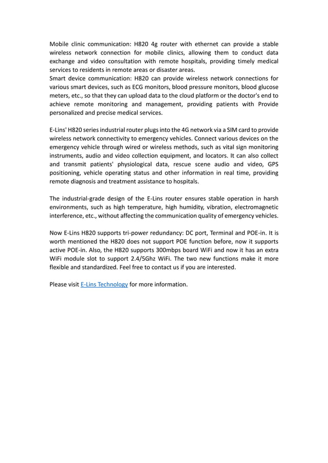 Application for 4G Industrial Routers in Ambulances.pdf