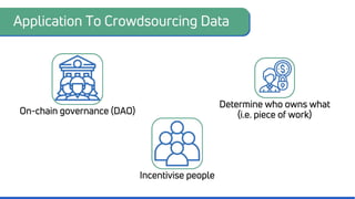 Application for Blockchain in Crowdsourcing Data | PPTX
