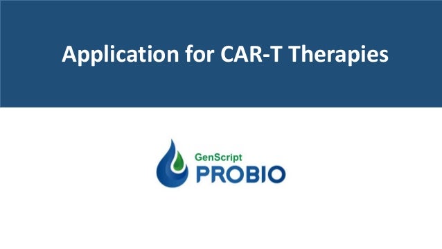 Application for CAR-T Therapies
 