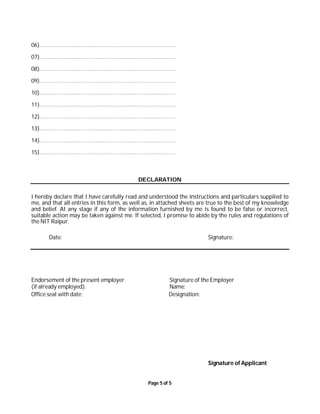Application format nit | PDF