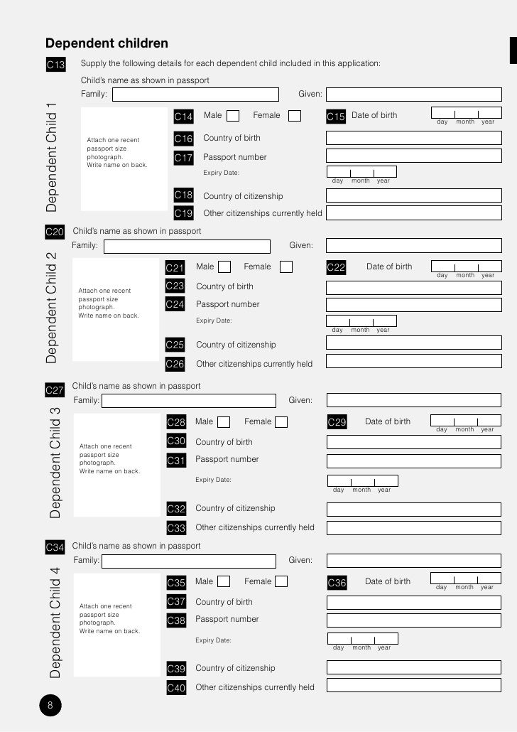 Application For Visiting New Zealand
