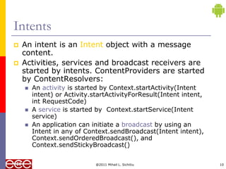 application Fundamentals Android Introduction | PPT | Operating Systems ...