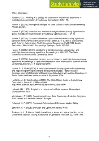 Application Issues For Multiobjective Evolutionary Algorithms | PDF