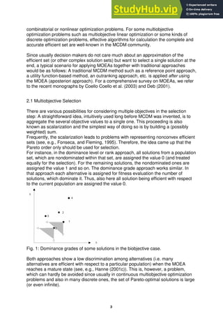 Application Issues For Multiobjective Evolutionary Algorithms | PDF