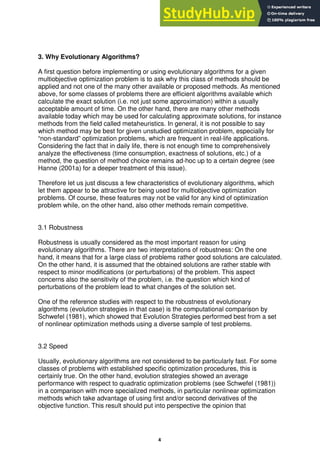 Application Issues For Multiobjective Evolutionary Algorithms | PDF