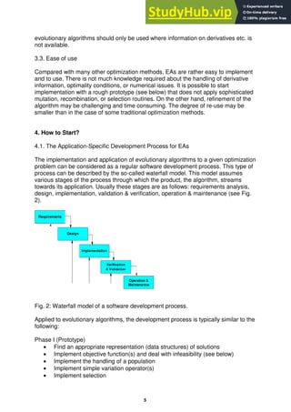Application Issues For Multiobjective Evolutionary Algorithms | PDF