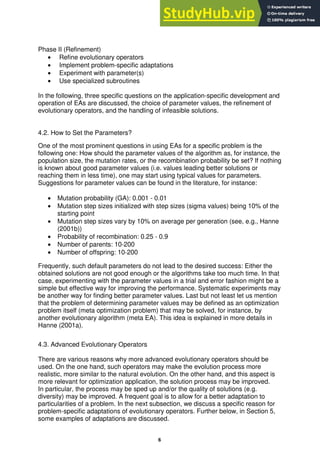 Application Issues For Multiobjective Evolutionary Algorithms | PDF