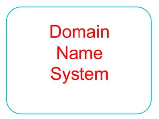 Domain
Name
System
 