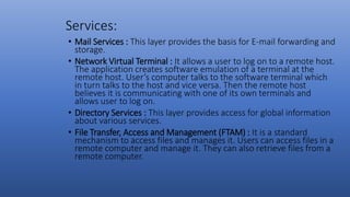 Application layer in network system | PPTX