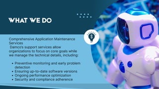 Application Maintenance & Support Services for Business Continuity | PDF