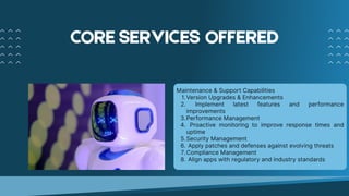 Application Maintenance & Support Services for Business Continuity | PDF