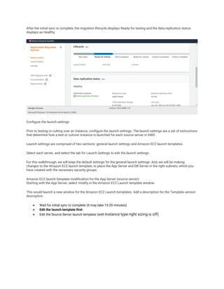 AWS Application Migration Service-Hands-On Guide | PDF
