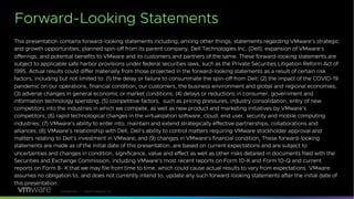 Confidential │ ©2021 VMware, Inc.
Forward-Looking Statements
This presentation contains forward-looking statements includi...