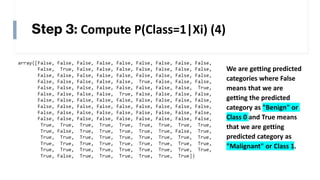 Application NAÏVE BAYES CLASSIFIER for cancer | PDF