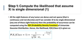 Application NAÏVE BAYES CLASSIFIER for cancer | PDF