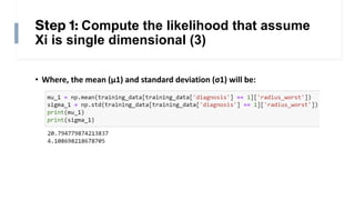 Application NAÏVE BAYES CLASSIFIER for cancer | PDF