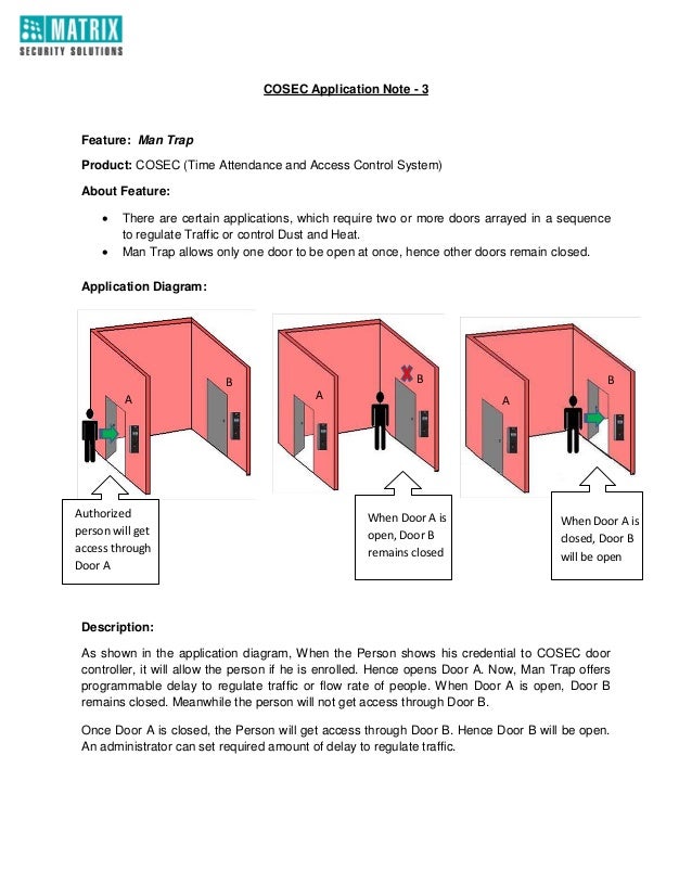 Control Access 'Man Trap'