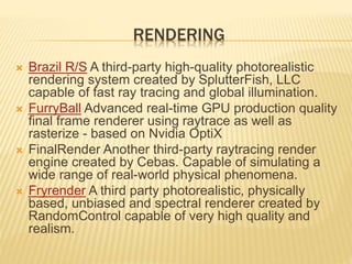 Application of 3d max for 3d development and rendering and its merits | PPT