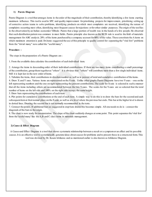 7 QC quality control (7 QC) tools for continuous improvement of ...