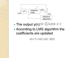 Application of adaptive linear equalizer | PPT