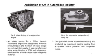 Applications of Additive Manufacturing Technology | PPTX