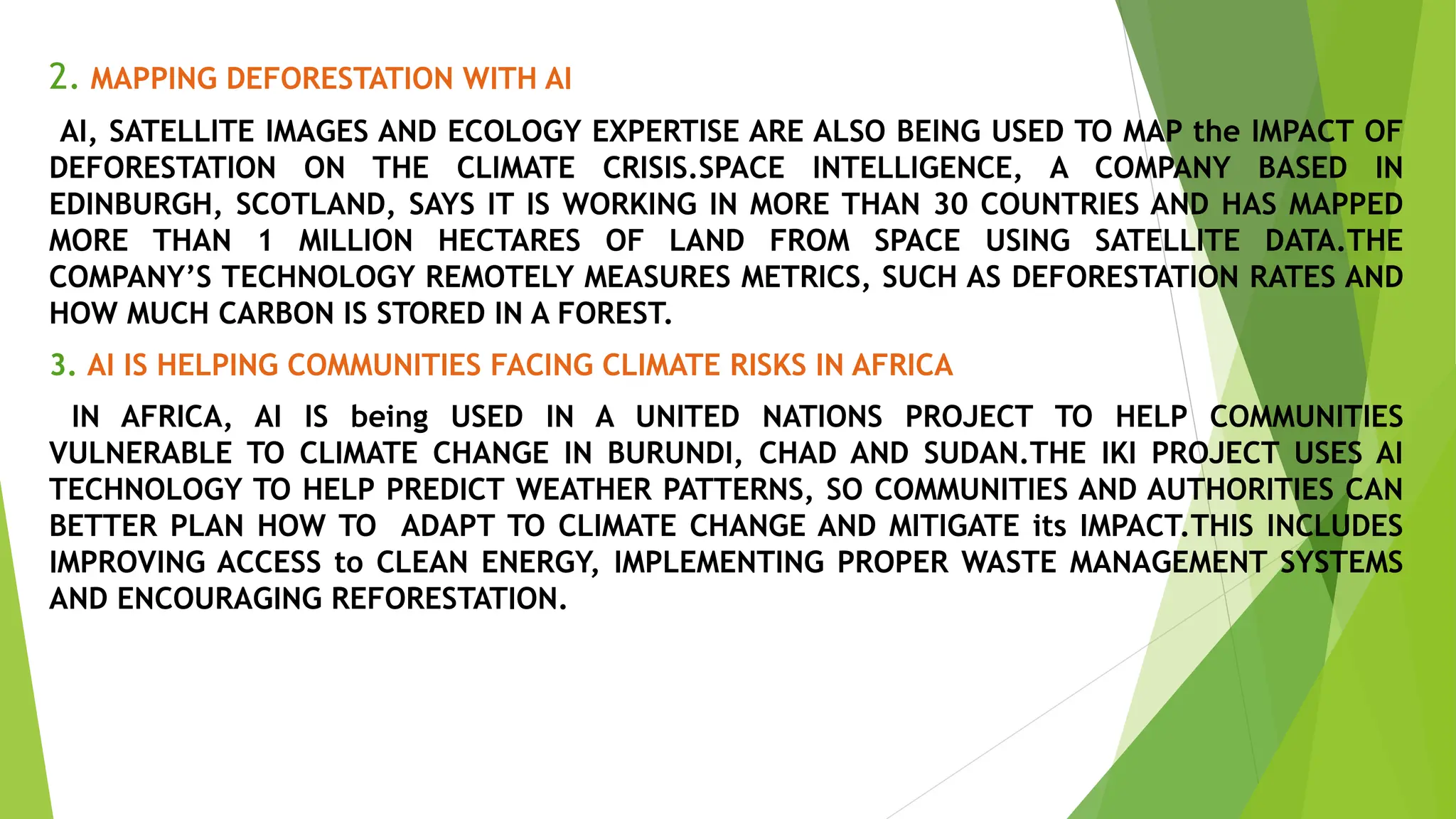 APPLICATION OF AI IN MANAGEMENT OF ENVIRONMENTAL CHALLENGES RPO-1.pptx