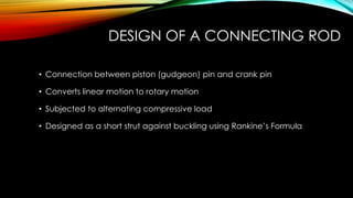 Application of ANSYS in Design of a Connecting Rod | PPT