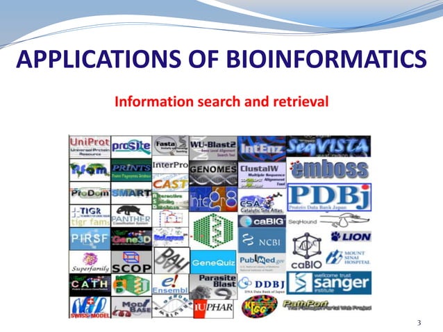 Application of bioinformatics | PPTX
