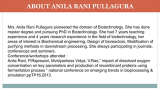 Application of Biotechnology In Agriculture PPT by Anila Rani Pullagura ...