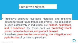 Application of Business Analytics in Real time | PPT