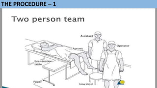 THE PROCEDURE – 1
 