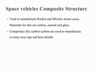Application of composite materials in aerospace industry (1) | PPTX