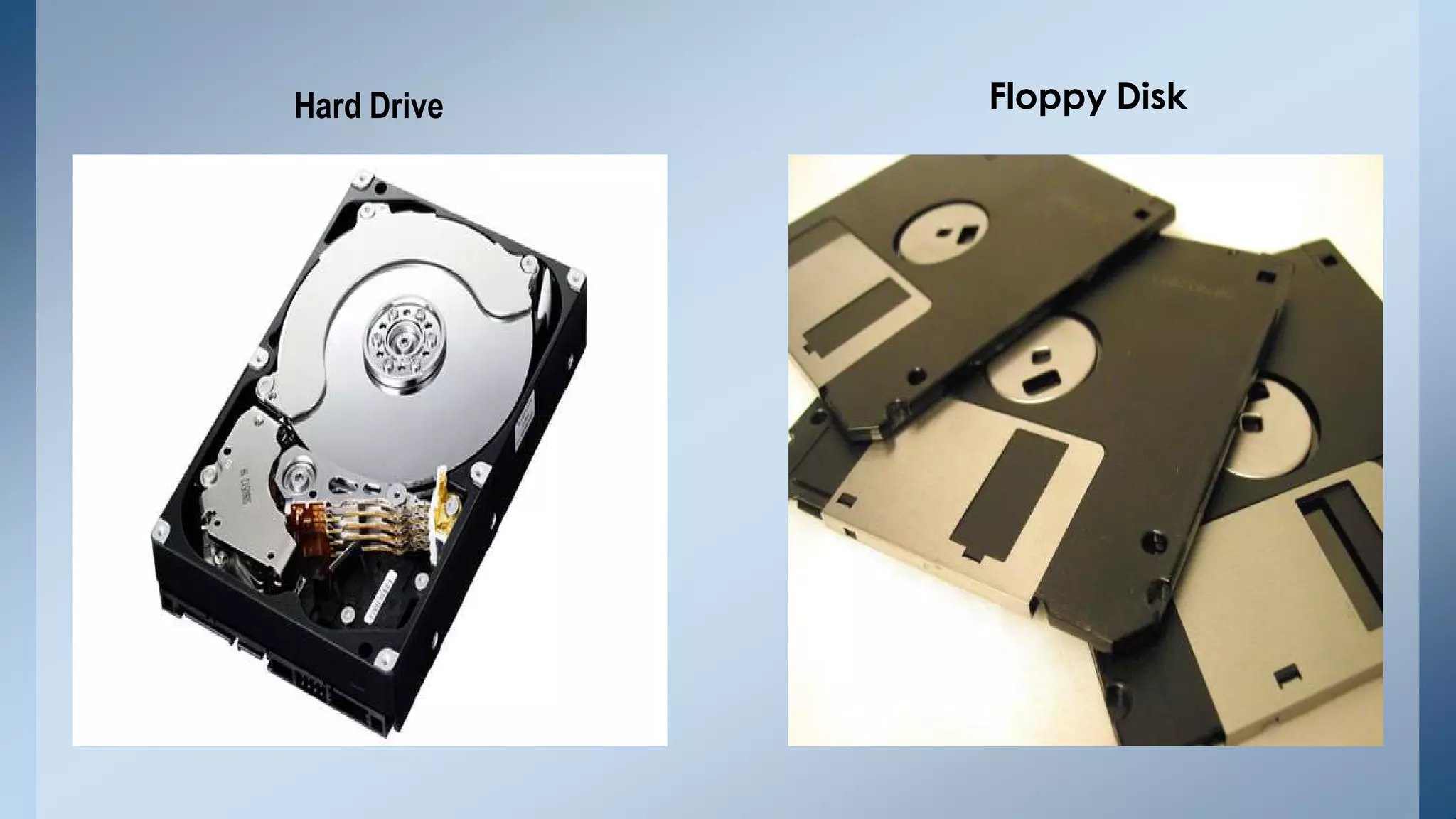 Hard Drive Floppy Disk
 