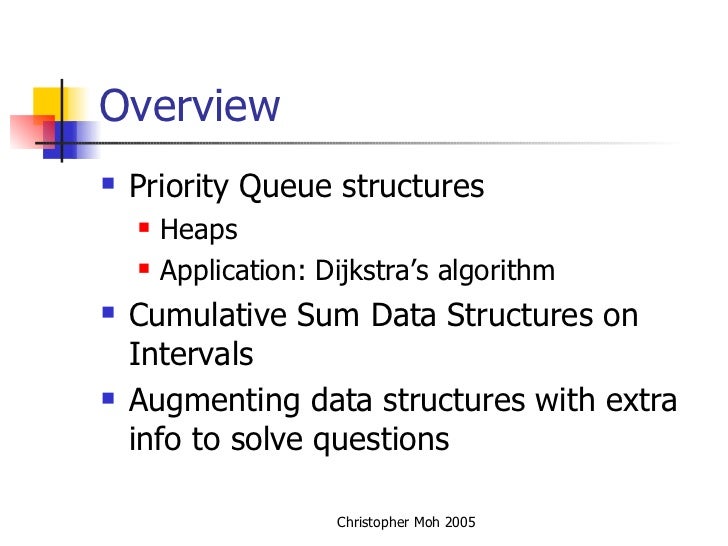Applications Of Data Structures Applications Of Data Structures