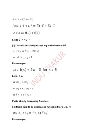Application Of Derivatives