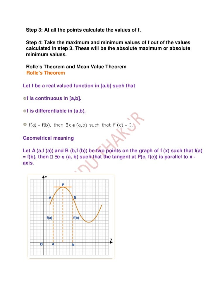Application Of Derivatives Application Of Derivatives