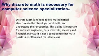 Application of discrete math in real life | PPTX | Games and Puzzles ...