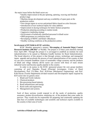 Application of downsized technology in khadi sector | DOC