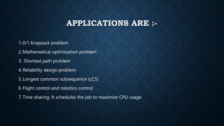 application of dynamic programming.pptx