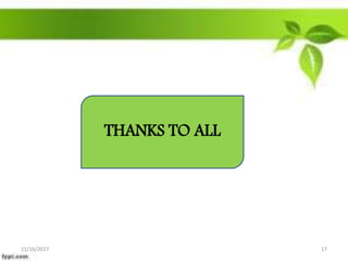 11/16/2017 17
THANKS TO ALL
 