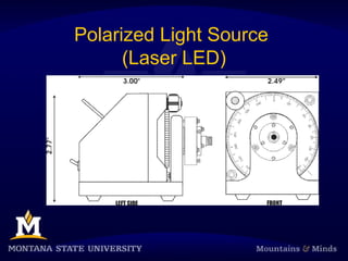 Polarized Light Source
(Laser LED)
 