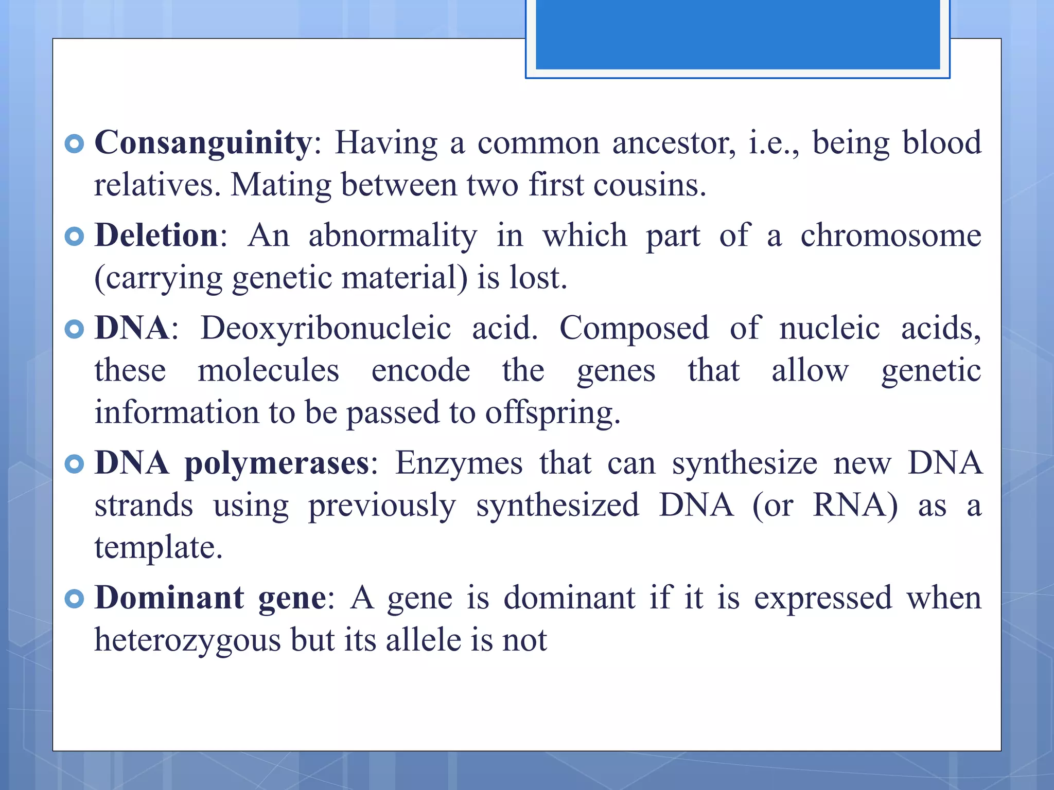 Application of Genetics in Nursing Practice | PPTX | Reproductive ...