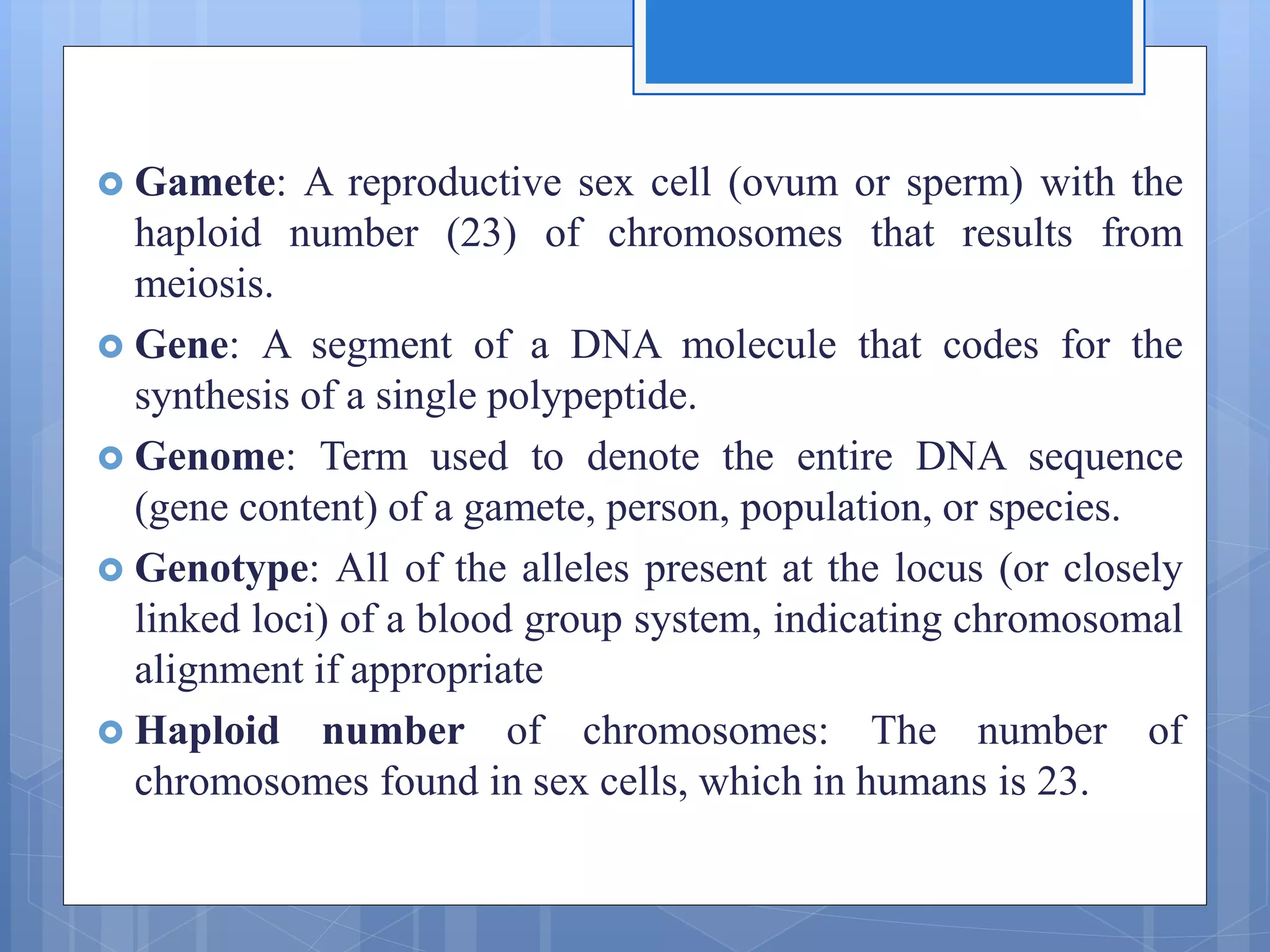 Application of Genetics in Nursing Practice | PPTX | Reproductive ...