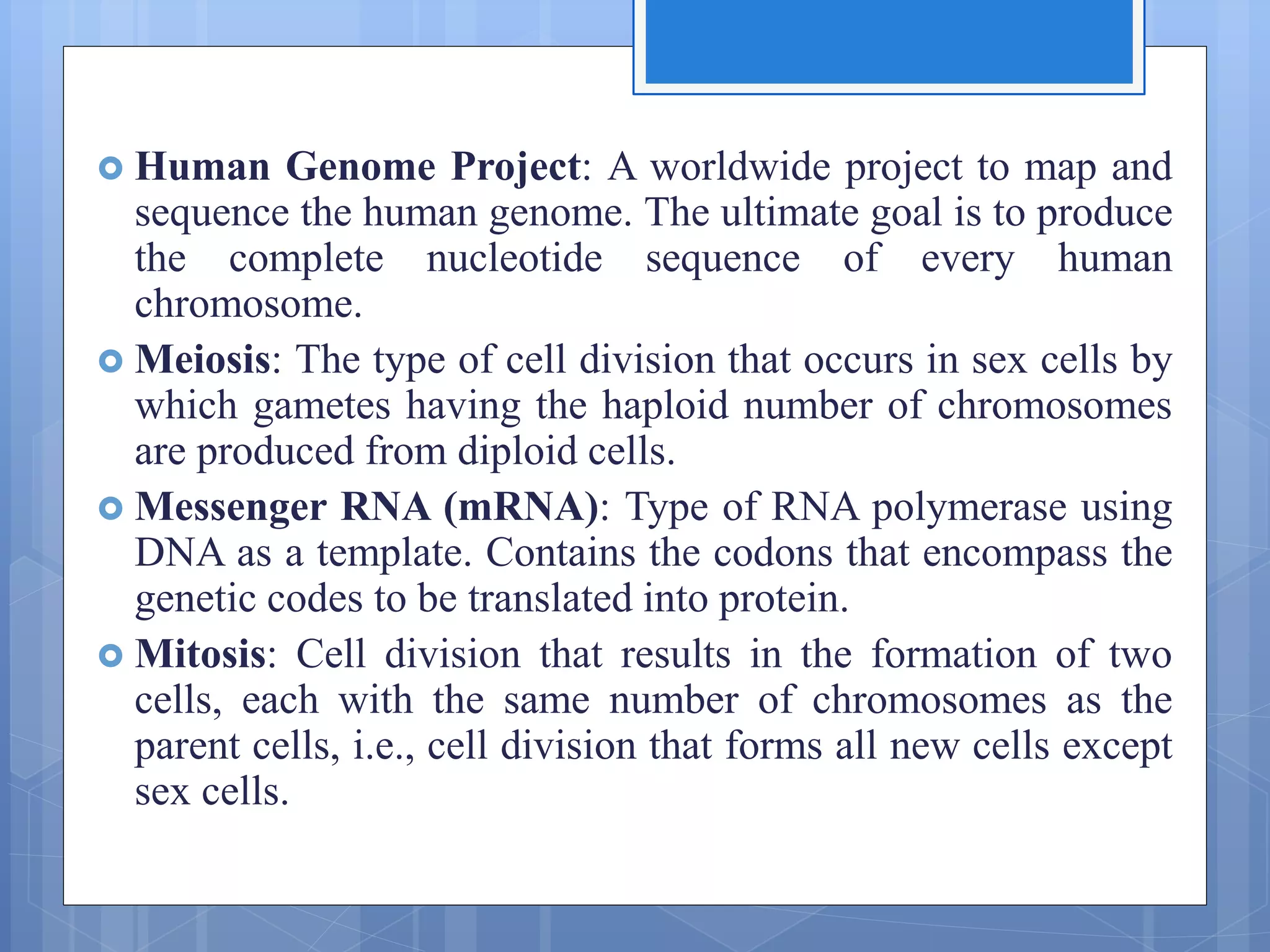 Application of Genetics in Nursing Practice | PPTX | Reproductive ...